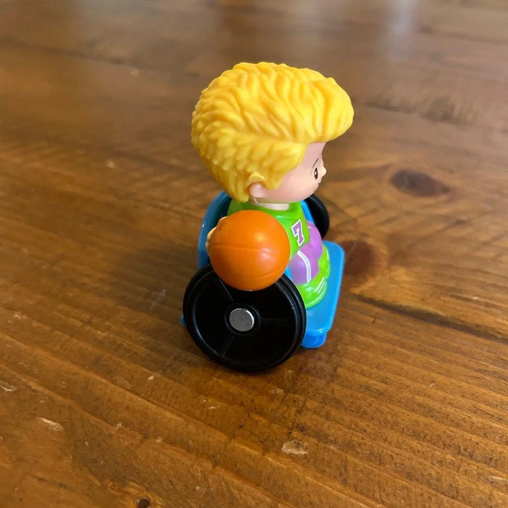 Fisher Price Little People boy in wheelchair as is